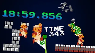 Super Mario All-Stars (NES) - Super Mario Bros. Warpless in 18:59.856 *WR*