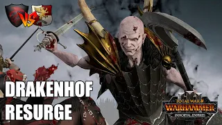 DRAKENHOF RESURGE TOTAL WAR WARHAMMER 3 #550 BATALLA CONDES VS IMPERIO