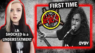 FIRST TIME listening to SLAYER - Angel Of Death (Live At The Augusta Civic Center) REACTION