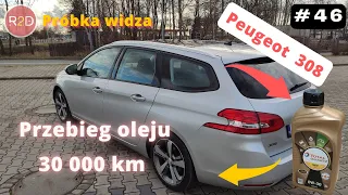 Jaka jest jakość oleju po 30k km? Peugeot 308, Total Quartz  #46