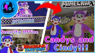 Five Nights at Candys 1 Mapa Minecraft #fazbearfanverse #fnac #minecraft