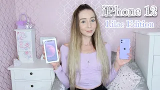 iPHONE 12 UNBOXING | UK LILAC EDITION