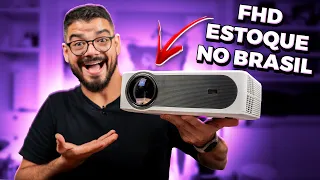 Projetor FULL HD, COM 7000 LUMENS E ESTOQUE NO BRASIL! PROJETOR EVERYCOM YG625A É BOM?