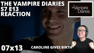 THE VAMPIRE DIARIES S7 E13 THIS WOMAN’S WORK REACTION 7X13 THE HUNTRESS ATTACKS AND STABS STEFAN