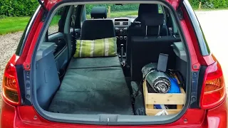 Camper Car Bed Platform - Suzuki SX4 Conversion