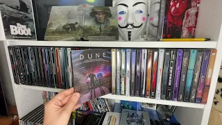 Room tour, milieu 2022. Mise à jours collection Blu-ray, 4K, coffrets, steelbook & Premiums.