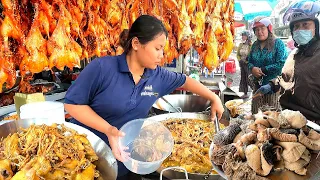 Most Popular - Cow's Intestine Soup, Ducks & Chicken - Cambodian Street Food