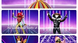 The masked singer battles uk season 1 episode 3 group a playoffs