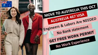 Move to Australia with just $425 AUD // No Proof of Funds /No work experience/ No Job offer