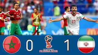 ملخص مباراة  المغرب وايران 0-1 كأس العالم 2018 جنون رؤوف خليف 1080p