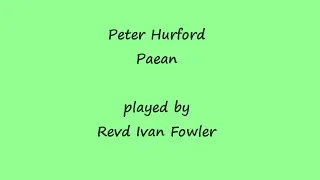 Peter Hurford: Paean