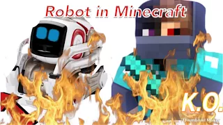 Reacting:  if robots were in Minecraft