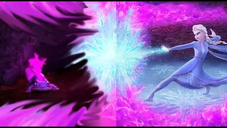 Elza pelea con el espíritu del fuego 🔥 ( frozen 2 full HD)