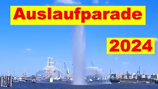Hafengeburtstag Hamburg Auslaufparade der Schiffe 2024