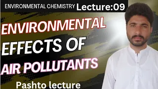 Environmental effects of Air pollutants||Defferant effects of Air pollutants #pashtolecture #science