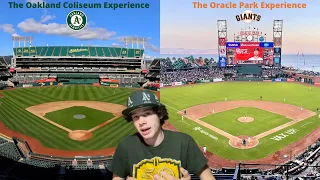 The Oakland Coliseum Experience vs The Oracle Park Experience