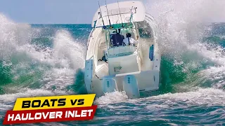 MAYBE THIS WAS A BAD IDEA! | Boats vs Haulover Inlet