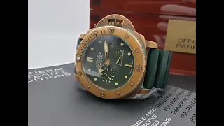 Обзор часов Panerai Luminor Submersible 1950 3 Days Power Reserve Automatic Bronze 47 mm PAM00507