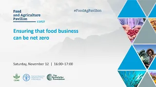 Ensuring that food business can be net zero