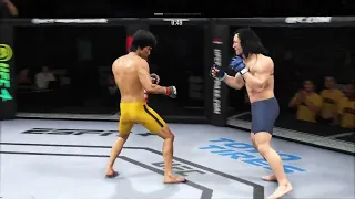 UFC 4 | Bruce Lee vs. Stephanie Rodriguez (PLUS-SIZE) (EA Sports UFC 4)