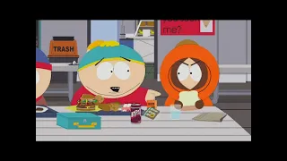 Cartman se burla de la lonchera de Kenny | South Park