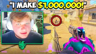 S1MPLE GOT PAID $1,000,000 TO JOIN TEAM FALCONS!? CS2 Twitch Clips