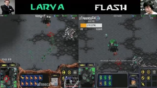 스타1 StarCraft Brood War 1:1 (DUEL FPVOD) Larva 임홍규 (Z) vs Flash 이영호 (T) Circuit Breakers써킷브레이커