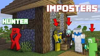 Minecraft Speedrunner Vs 4 Hunters But 3 Are Imposters (TROLL)