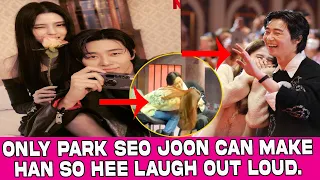 Only Park Seo Joon can make Han So Hee laugh out loud.