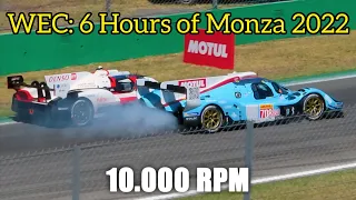 WEC: 6 Hours of Monza 2022 | Best of: LMH - LMP2 - GTE PRO - GTE AM | Pure Sound, Overtakes, Crashes