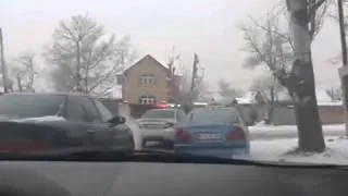 Russian Police Chase