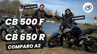 Honda CB 650 R A2 vs Honda CB 500 F - Comparo 2022