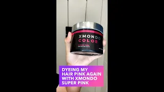 I DYED MY HAIR PINK AGAIN USING XMONDO COLOR'S SUPER PINK