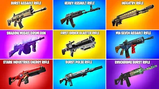 Evolution of All Fortnite Assault Weapons (Chapter 1 Season 1 - Chapter 3 Season 4)