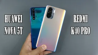 Huawei nova 5T vs Xiaomi Redmi K40 Pro | SpeedTest and Camera comparison