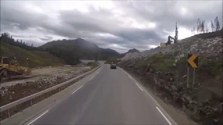 Road explosion in Norway