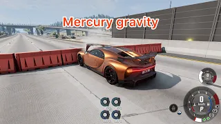 Bugatti Chiron Brake TEST vs Gravity 💥 220 km/h 💥 BeamNG.drive