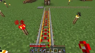 How to turn on Powered Rails - Minecraft