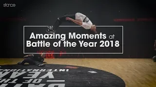 Amazing Moments at BATTLE OF THE YEAR 2018 // .stance