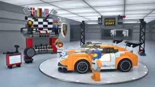 LEGO Porsche 911 GT la linia de finis - Porsche 911 GT Finishing Line - LEGO 75912