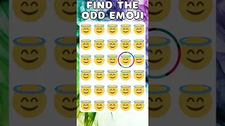 FIND THE ODD EMOJI PART 219 #shorts  #howgoodareyoureyes #emojichallenge #emojipuzzlequiz