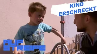 Mann erhebt die Hand gegen kleinen Jungen | Auf Streife | SAT.1 TV