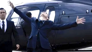 Moriarty - Coming out of helicopter