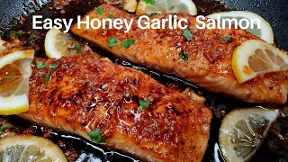 Easy Honey Garlic Salmon | Step by step salmon