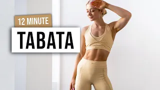 12 MIN KILLER TABATA HIIT + ABS Workout - No Equipment Floor Exercises with Tabata Songs