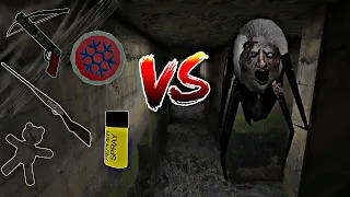 All weapons vs spider Angelina (Granny new update V1.8)