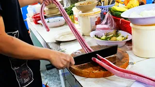 Vietnamese Street Food - SNAKE FRIED RICE Mui Ne Vietnam