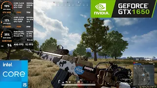 GTX 1650 | PUBG - 1080p (tested in late 2023)