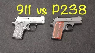 Springfield 911 vs Sig P238 .380