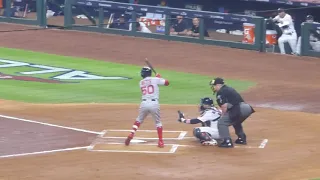 2018 AL MVP Mookie Betts at bat (base hit)...ALCS Game 3...Red Sox vs. Astros...10/16/18